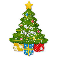 Фольгована кулька велика фігура Ялинка 109х69см Flexmetal в упаковці