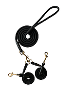 Повідець сворка для двох собак капроновий Dog Walking / Повідці для вигулу собак, фото 2