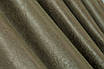 Комплект штор (2шт. 1,5х2,7м.) льон-софт, колекція "Парма". Колір оливково-коричневий. Код 1044ш 30-844, фото 6