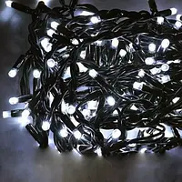 Гирлянда уличная Штора 200 LED, холодный белый, 3*1м, черный провод