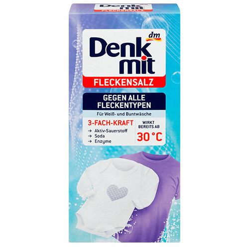 Потужний порошок для виведення плям Denkmit - Fleckensalz 500 г