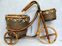 Кашпо для квітів з лози