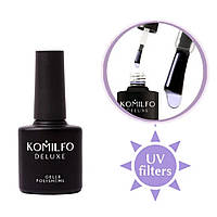 KOMILFO NO WIPE RUBBER TOP – ТОП ДЛЯ ГЕЛЬ-ЛАКУ БЕЗ ЛИПКОГО ШАРУ З УФ-ФІЛЬТРАМИ, 8 МЛ