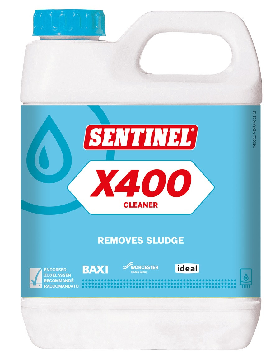 Жидкость для очистки системы отопления Sentinel X400 Cleaner, 1 л - фото 1 - id-p1713102043