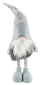 Новорічна велика іграшка м'яка ельф із регульованими ногами (106 см) greenpharm