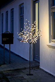 Новорічне дерево гірлянда 150 см з таймером (200 led лампочок) для вулиці, greenpharm