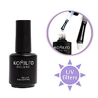 Топ Komilfo Top Coat – закріплювач для гель-лаку з липким шаром, 15 мл