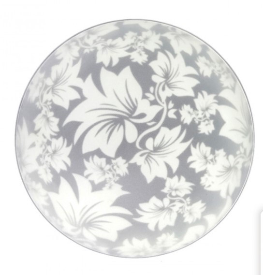 Світильник, скло-метал, E27, 60W, 250x90mm, білий (36-16-19) Арт.38522