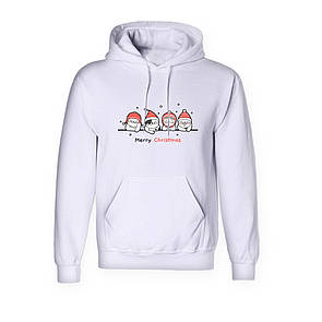 Худі з принтом "Merry Christmas" 4 котики, ПРЕМІУМ