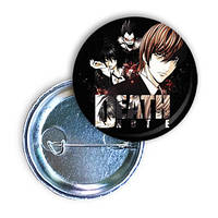 Лайт Ягами. Death Note. Значок. Тетрадь смерти