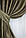 Уцінка! Комплект (2шт.1,5х2,7м) готових штор льон, колекція "Парма". Колір оливково-коричневий. Код 1044ш 39-468, фото 3