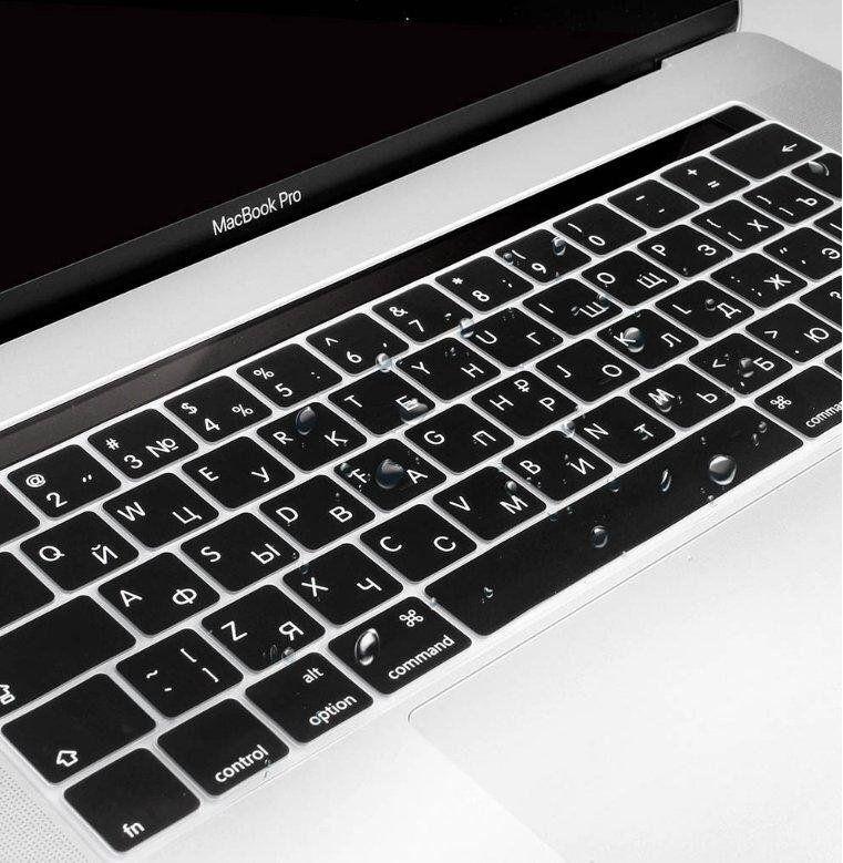 Накладка на клавіатуру Keyboard Guard For MacBook Pro 13 15" (with Touch Bar) Black