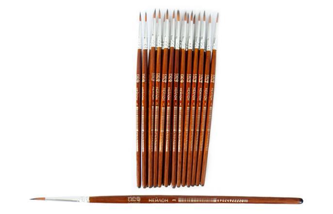 Пензлик нейлон № 1