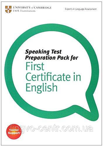 Англійська мова. Speaking Test Preparation Pack for FCE + DVD