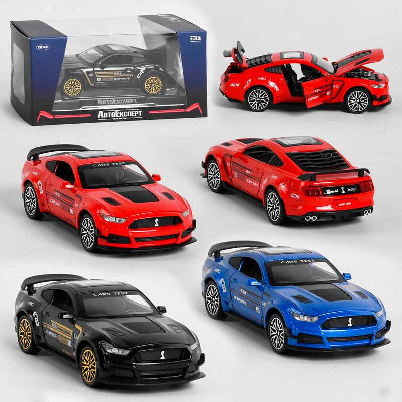 Машина металопластик GT - 1712 "Авто Експерт Преміум" 3 кольори, 1:32, світло, звук, інерція, відчиняються, фото 1