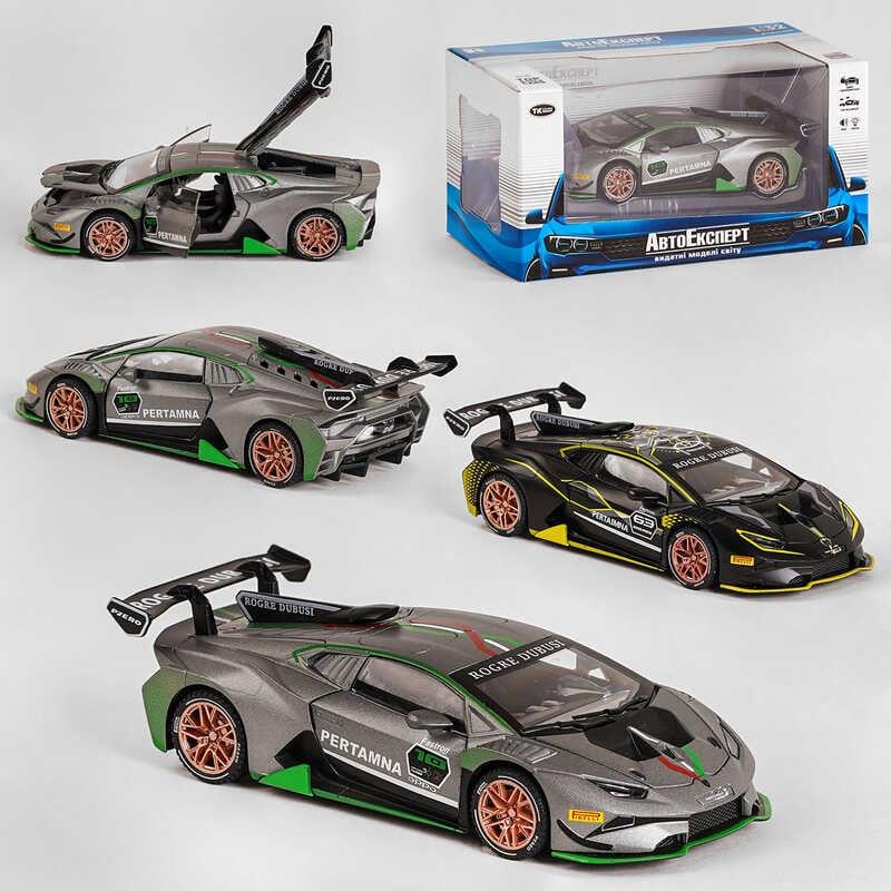 Машинка ТК - 4110 "Авто Експерт", 2 кольори, металопластик, 1:32, світло, звук, інерція, двері, що, фото 1