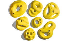 Комплект захватів Ukrholds Set L5 для скеледрому, 7 штук M-ML, 8 кольорів