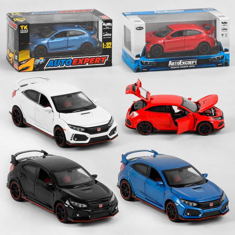 Машина металопластик LF - 85358 "Авто Експерт", 4 кольори, 1:32, світло, звук, інерція, відчиняються двері, фото 1