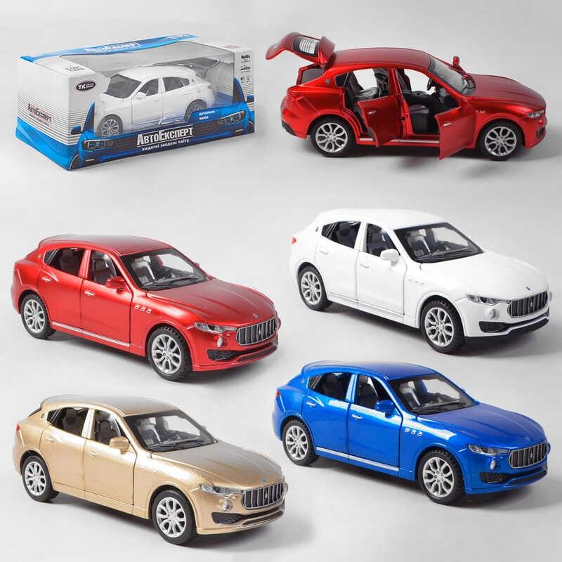 Машина металопластикова 41094 "Авто Експерт", 4 кольори, 1:32, світло, звук, інерція, відчиняються двері, фото 1