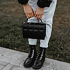 Сумка жіноча стьобана з клапаном і довгим ремінцем 21*15 см Nata, фото 5