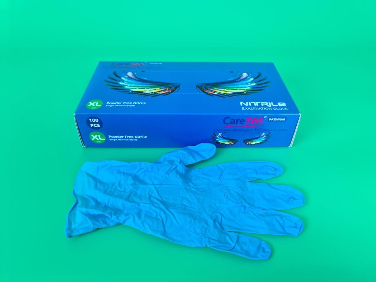 Перчатки нитриловые синие(100шт) XL (1 пач) - фото 4 - id-p964165816