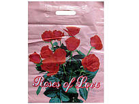 Пакунки з вирубкою (35*45) "Розы любові" (50 шт)