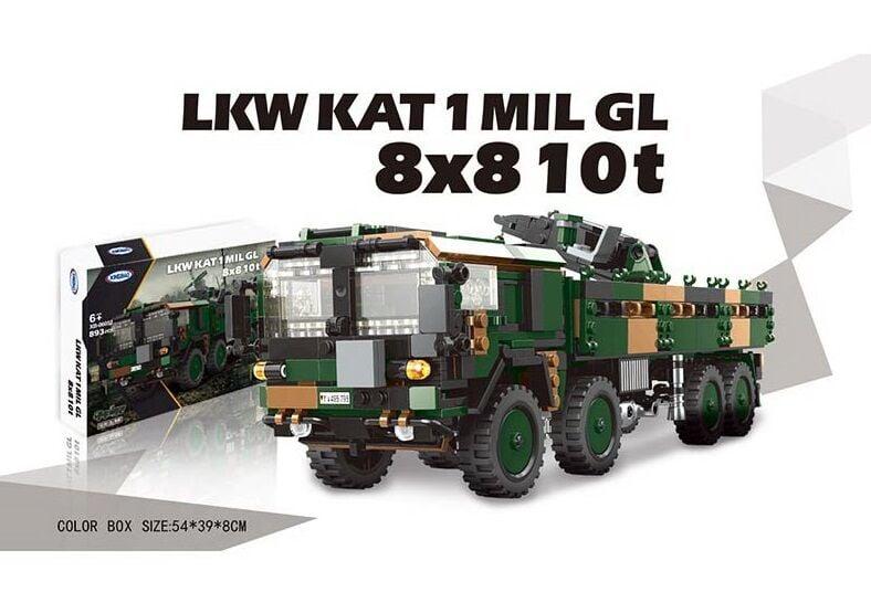 Дитячий конструктор "LKW KAT 1 MIL GL" (893 деталі, масштаб 1:30, рухомі елементи) ХВ 06052