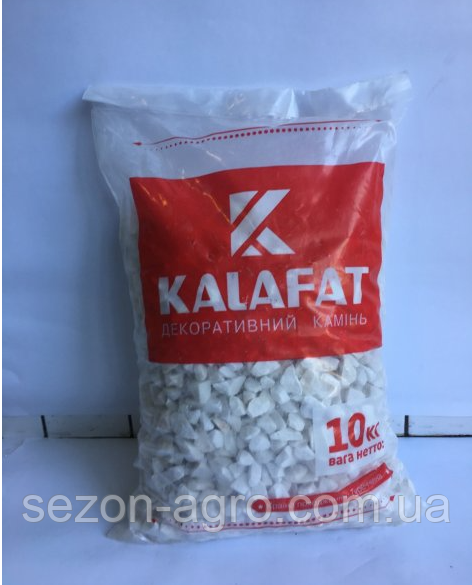 Декоративний Камінь Мармурова крихта Kalafat (упаковка 10кг) Фракція 12-18 мм