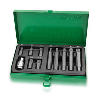 Набір біт Spline 11од. TOPTUL M5-M12 10 мм GAAD1102