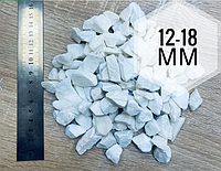 Декоративный Камень Белая Мраморная крошка Kalafat (упаковка 25кг) Фракция 12-18 мм