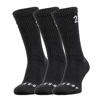 Шкарпетки Jordan Essentials Crew Socks DA5718-010 (3пари), Чорний, Розмір (EU) — 38-42