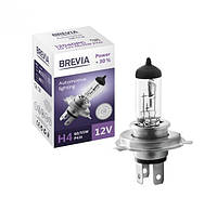 Галогенова лампа BREVIA H4 12V 60/55W PK43t Power+30% CP 12040PC