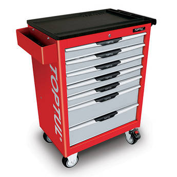 Візок інструментальний професійний TOPTUL (Pro-Line) 7 секцій (червона) TCAC0702