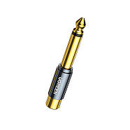 Аудіо адаптер UGREEN 6.35mm Male на RCA Female Hi-Fi Adapter (чорний) AV169, фото 3