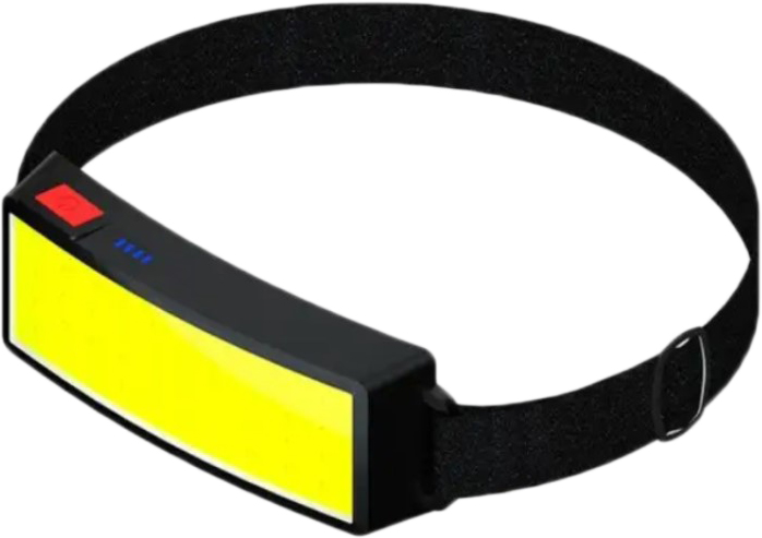 Ліхтарик налобний світлодіодний BL F007 COB + USB CHARGE, фото 1