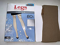 КОЛГОТКИ ХЛОПКОВЫЕ LEGS Cotton 80 den, 1/2, Visone