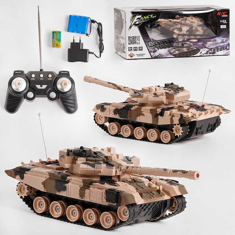 Танк на радіокеруванні HB-TK 06, 1:32, акумулятор 4.8 V, світло, звук, гусеничний, фото 1