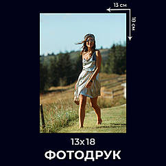 Друк фото онлайн, 13х18, глянцеві фотографії