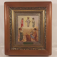 Ікона Преображення Господнє, лик 10х12 см, в коричневому дерев'яному кіоті