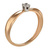 Золотое кольцо с фианитом tango 330987