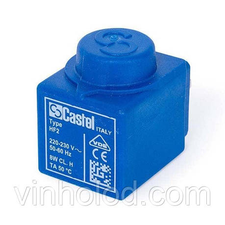 Котушка для соленоїда 220/230В 50/60 Hz Castel (Італія) 9300/RA6 HF2 220/230B, фото 2