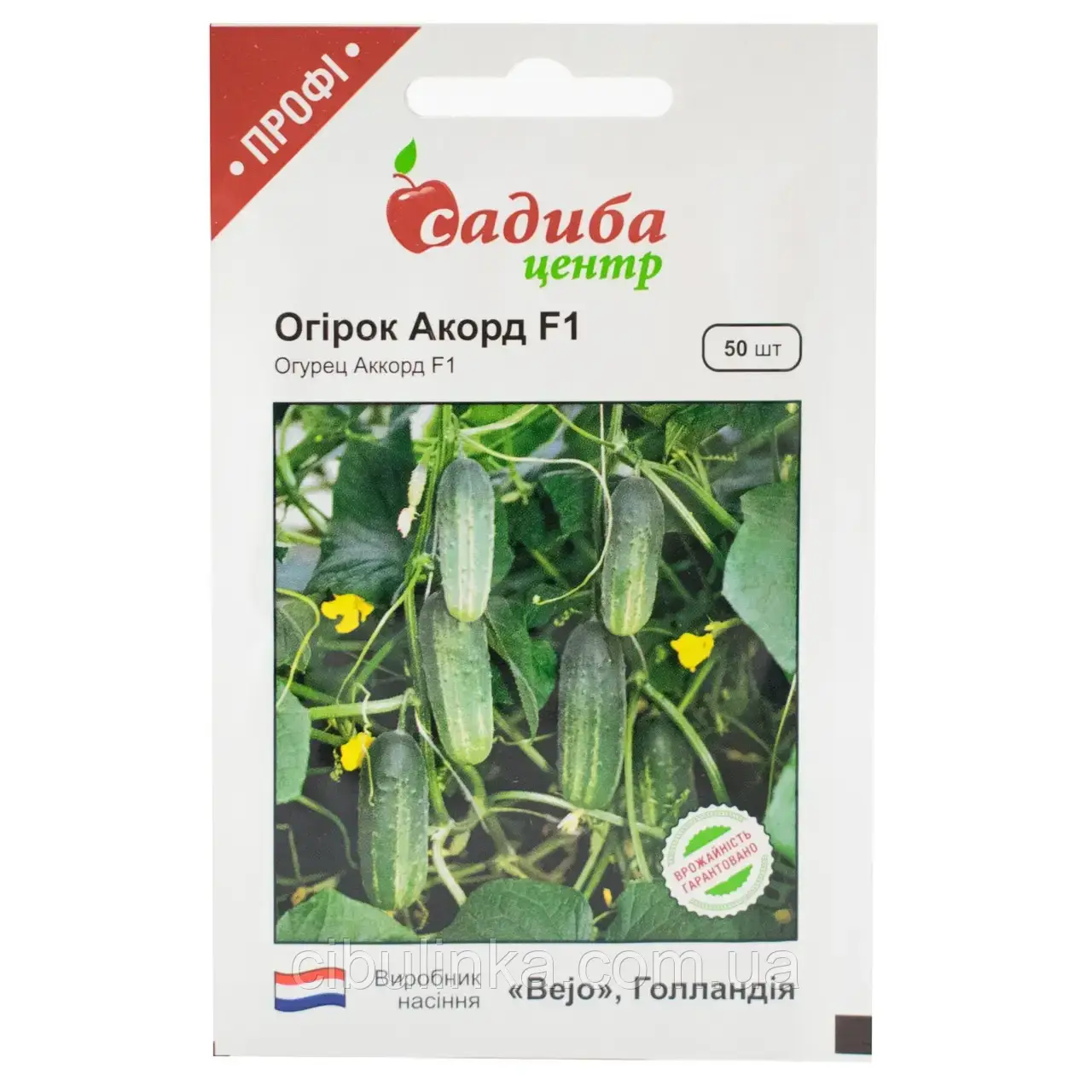 Насіння огірок Акорд F1, Садиба центр (50шт.), фото 1