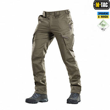 Тактичні чоловічі штани з водозахисним просоченням M-Tac Aggressor Gen.II Flex Dark Olive 34/32