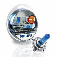 Лампа галогенная H4 12V 55W Diamond Vision SP Philips 2шт 167326