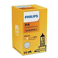 Лампа галогенная H4 12V 60/55W +30% Philips 1шт 139816