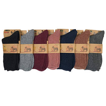 Жіночі термошкарпетки з ослабленою резинкою з верблюжої шерсті Корона