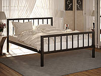 Кровать двуспальная металлическая, двуспальная кровать для спальни Bergamo Метакам