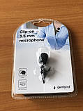 Петличний мікрофон Gembird MIC-C-01 з прищіпкою RV77 для ноутбука.комп'ютера / 3 pin / 2 м, фото 4