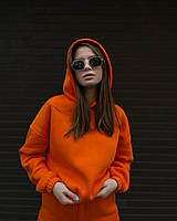 Костюм женский оранжевый на флисе