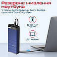 УМБ Promate Capital-30 30000 mAh, 65W USB-C PD, 22.5W USB-A QC3.0 Blue (Уцінка) (ch_capital-30.blue), фото 2